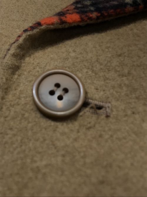 LUMINOSO COMMECA（ルミノーゾコムサ）LUMINOSO COMMECA (ルミノーゾコムサ) リバーシブル ベルテッド ロング コート ブラウン サイズ:9の古着・服飾アイテム