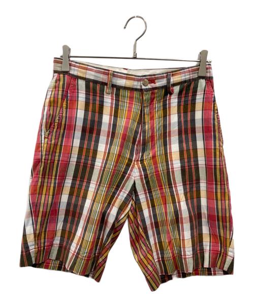 POLO RALPH LAUREN（ポロ・ラルフローレン）POLO RALPH LAUREN (ポロ・ラルフローレン) チェックハーフパンツ レッド サイズ:記載なしの古着・服飾アイテム