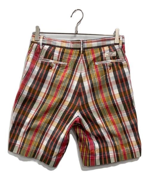 POLO RALPH LAUREN（ポロ・ラルフローレン）POLO RALPH LAUREN (ポロ・ラルフローレン) チェックハーフパンツ レッド サイズ:記載なしの古着・服飾アイテム