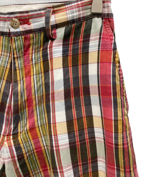 POLO RALPH LAUREN（ポロ・ラルフローレン）POLO RALPH LAUREN (ポロ・ラルフローレン) チェックハーフパンツ レッド サイズ:記載なしの古着・服飾アイテム