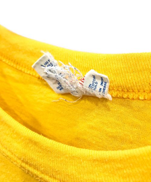 Champion（チャンピオン）Champion (チャンピオン) カレッジTシャツ イエロー サイズ:Ｍの古着・服飾アイテム