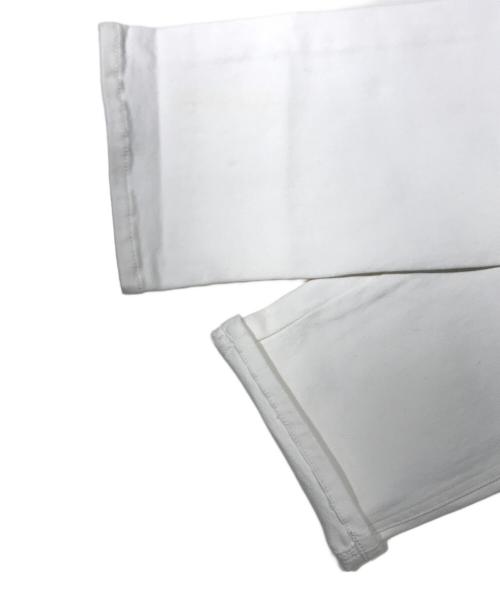 COHINA（コヒナ）COHINA (コヒナ) カラースリムストレートデニムパンツ ホワイト サイズ:ＸＳの古着・服飾アイテム