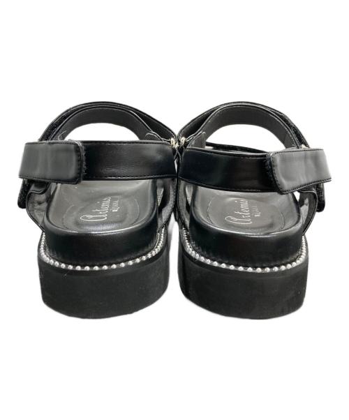 artemis by DIANA（アルテミスバイダイアナ）artemis by DIANA (アルテミスバイダイアナ) フットベッドサンダル ブラック サイズ:Ｓの古着・服飾アイテム