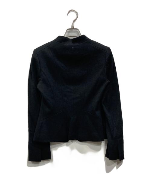 COUP DE CHANCE（クードシャンス）COUP DE CHANCE (クードシャンス) ノーカラージャケット ブラック サイズ:36の古着・服飾アイテム