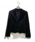 COUP DE CHANCE（クードシャンス）の古着「ノーカラージャケット」｜ブラック