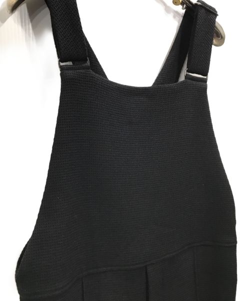 Drawing Numbers（ドローイングナンバーズ）Drawing Numbers (ドローイングナンバーズ) クレープツィードオーバーオール ブラック サイズ:38の古着・服飾アイテム