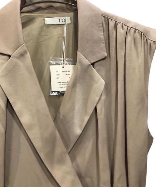 L'Or（ロル）L'Or (ロル) オールインワン ベージュ サイズ:Free 未使用品の古着・服飾アイテム