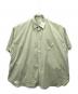 FreshService（フレッシュサービス）の古着「MICRO TYPEWRITER CORPORATE S/S REGULAR COLLAR SHIRT（マイクロタイプライターコーポレイトレギュラーカラーシャツ）」｜グリーン