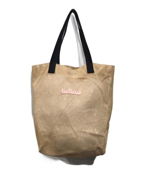 LUDLOW（ラドロー）LUDLOW (ラドロー) メッシュトートバッグ ベージュ サイズ:-の古着・服飾アイテム