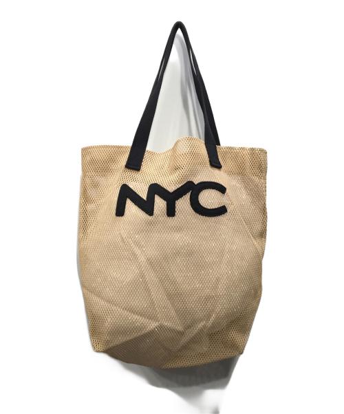 LUDLOW（ラドロー）LUDLOW (ラドロー) メッシュトートバッグ ベージュ サイズ:-の古着・服飾アイテム