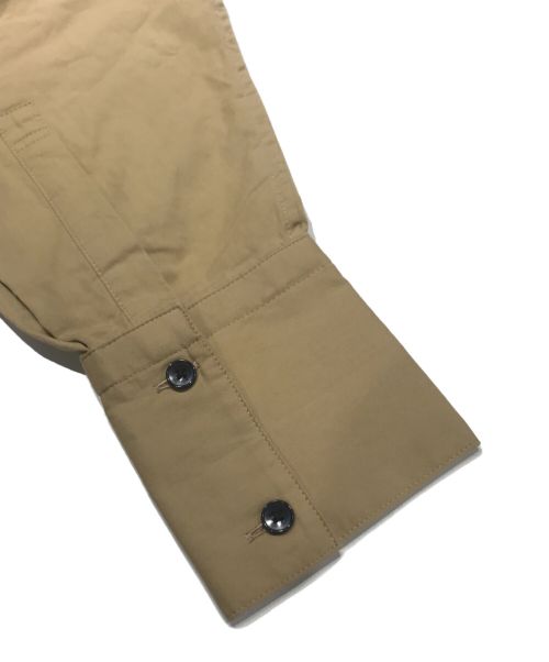 Spick and Span（スピック＆スパン）Spick and Span (スピックアンドスパン) コットンサテンハーフジップワンピース ベージュ サイズ:36の古着・服飾アイテム