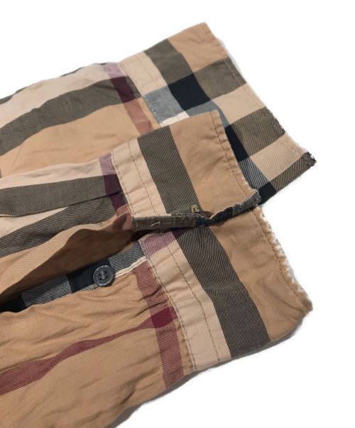 BURBERRY BRIT（バーバリーブリット）BURBERRY BRIT (バーバリーブリット) ノバチェックシャツ ブラウン サイズ:Lの古着・服飾アイテム