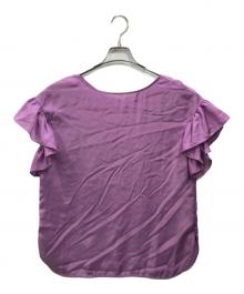 TIARA（ティアラ）の古着「2wayフレアスリーブブラウス」｜パープル