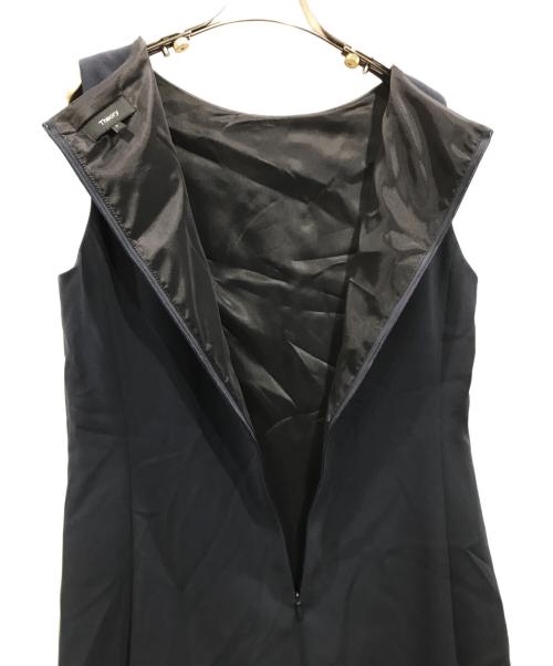 theory（セオリー）theory (セオリー) Admiral Crepe Mermaid DR ネイビー サイズ:6の古着・服飾アイテム