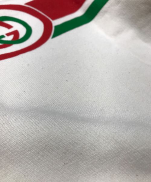 GUCCI（グッチ）GUCCI (グッチ) GGウェブストライプ クルーネックスウェット ベージュ サイズ:ｓの古着・服飾アイテム