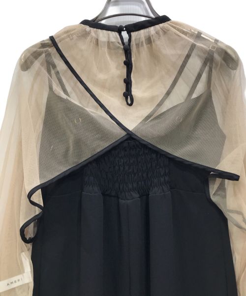 Ameri（アメリ）AMERI (アメリ) MANY WAY AIRY VEIL DRESS ブラック サイズ:Sの古着・服飾アイテム