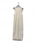 SALON adam et rope'サロンアダムエロペ）の古着「アメリカンスリーブワンピース」｜ホワイト