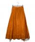 MICA&DEAL（マイカアンドディール）の古着「overdye flare skirt」｜オレンジ