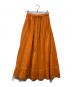 MICA&DEAL (マイカアンドディール) overdye flare skirt オレンジ サイズ:Free：3980円