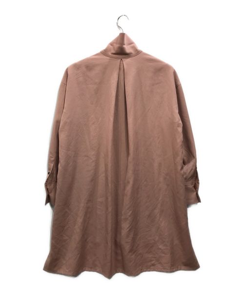 CABAN（キャバン）CABAN (キャバン) ウールツイルハイネックロングシャツ ピンク サイズ:Ｓの古着・服飾アイテム