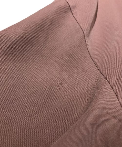 CABAN（キャバン）CABAN (キャバン) ウールツイルハイネックロングシャツ ピンク サイズ:Ｓの古着・服飾アイテム