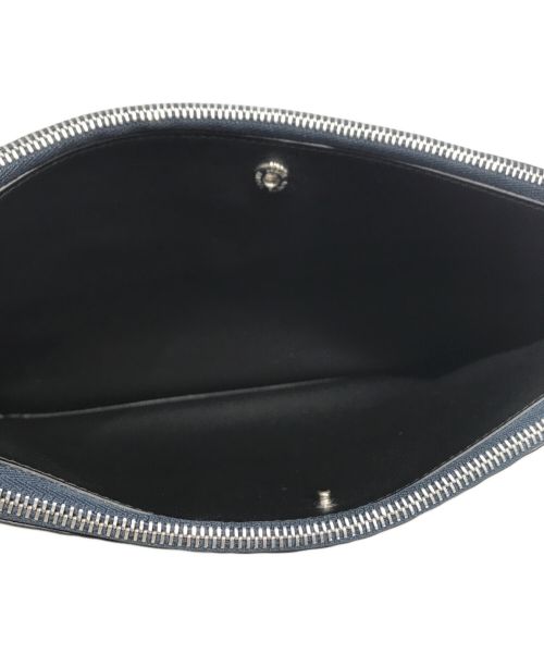 LOEWE（ロエベ）LOEWE (ロエベ) アナグラムクラッチバッグ ネイビーの古着・服飾アイテム