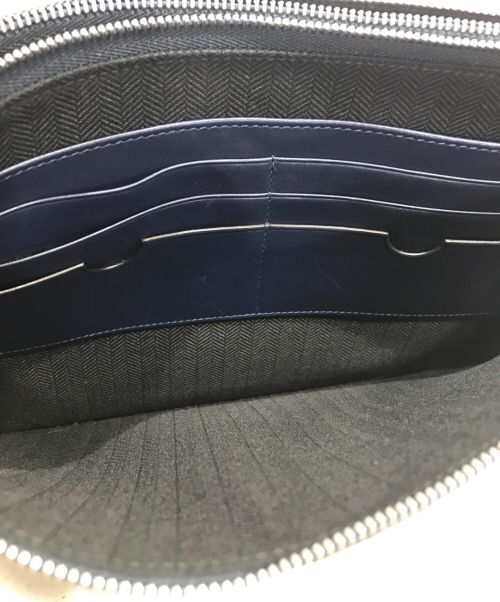 LOEWE（ロエベ）LOEWE (ロエベ) アナグラムクラッチバッグ ネイビーの古着・服飾アイテム