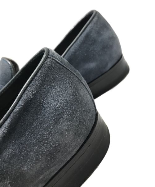 Ferrante（フェランテ）FERRANTE (フェランテ) スエードコインローファー ネイビー サイズ:7.5の古着・服飾アイテム