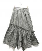 UNITED ARROWS TOKYOユナイテッドアローズトウキョウ）の古着「Pタフタ レディスカート」｜ネイビー×ホワイト