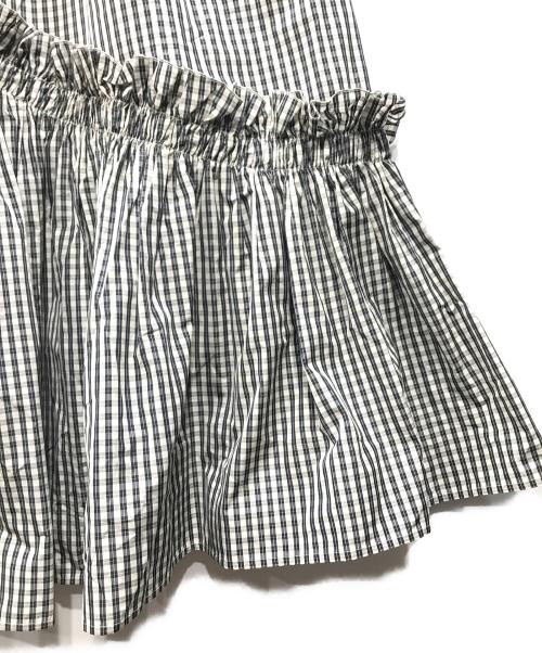 UNITED ARROWS TOKYO（ユナイテッドアローズトウキョウ）UNITED ARROWS TOKYO (ユナイテッドアローズトウキョウ) Pタフタ レディスカート ネイビー×ホワイト サイズ:36の古着・服飾アイテム