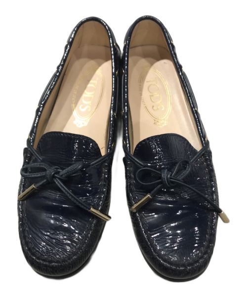 TOD'S（トッズ）TOD'S (トッズ) ゴンミーニ ドライビングシューズ ネイビー サイズ:34.5の古着・服飾アイテム