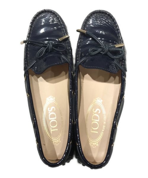 TOD'S（トッズ）TOD'S (トッズ) ゴンミーニ ドライビングシューズ ネイビー サイズ:34.5の古着・服飾アイテム