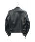 FREEDOM Leather Company (フリーダムレザーカンパニー) シングルライダースジャケット ブラック サイズ:Ｓ：7000円