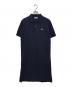 LACOSTE（ラコステ）の古着「半袖ポロドレス」｜ネイビー