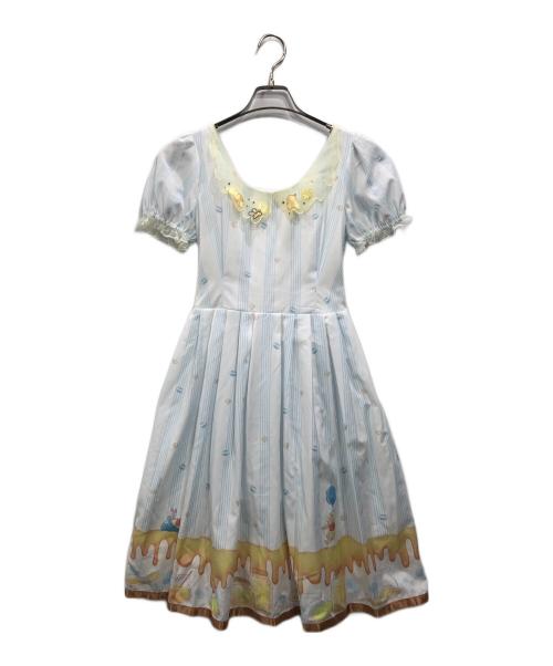 SECRET HONEY（シークレットハニー）SECRET HONEY (シークレットハニー) Disney (ディズニー) ワンピース ブルー サイズ:2の古着・服飾アイテム