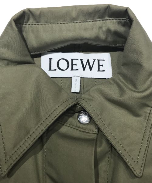 LOEWE（ロエベ）LOEWE (ロエベ) フィッシュテールコート カーキ サイズ:Mの古着・服飾アイテム