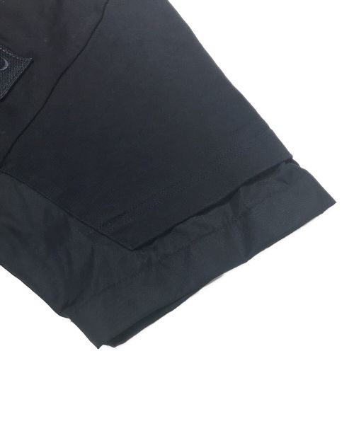 Dior（ディオール）Dior (ディオール) sacai (サカイ) ドッキングTシャツ ブラック サイズ:Sの古着・服飾アイテム