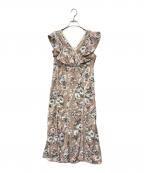 HER LIP TOハーリップトゥ）の古着「English Rose Garden Dress」｜ベージュ