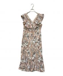 HER LIP TO（ハーリップトゥ）の古着「English Rose Garden Dress」｜ベージュ