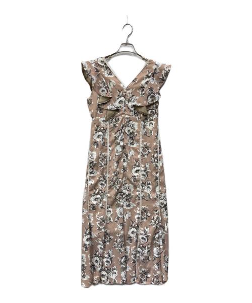 HER LIP TO（ハーリップトゥ）HER LIP TO (ハーリップトゥ) English Rose Garden Dress ベージュ サイズ:Mの古着・服飾アイテム