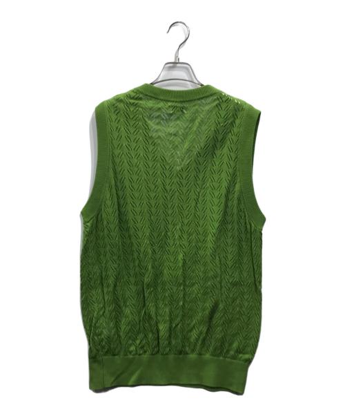 ALLEGE（アレッジ）ALLEGE (アレッジ) ノースリーブニット グリーン サイズ:Ｍの古着・服飾アイテム