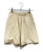 totemeトーテム）の古着「リネンショートパンツ」｜ベージュ