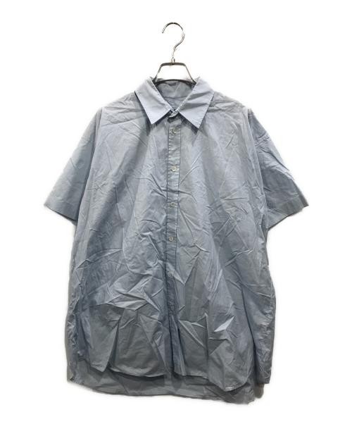 DRESSEDUNDRESSED（ドレスドアンドレスド）DRESSEDUNDRESSED (ドレスドアンドレスド) ダブルスリーブシャツ ブルー サイズ:2の古着・服飾アイテム