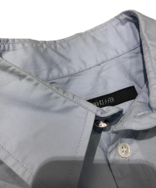 DRESSEDUNDRESSED（ドレスドアンドレスド）DRESSEDUNDRESSED (ドレスドアンドレスド) ダブルスリーブシャツ ブルー サイズ:2の古着・服飾アイテム