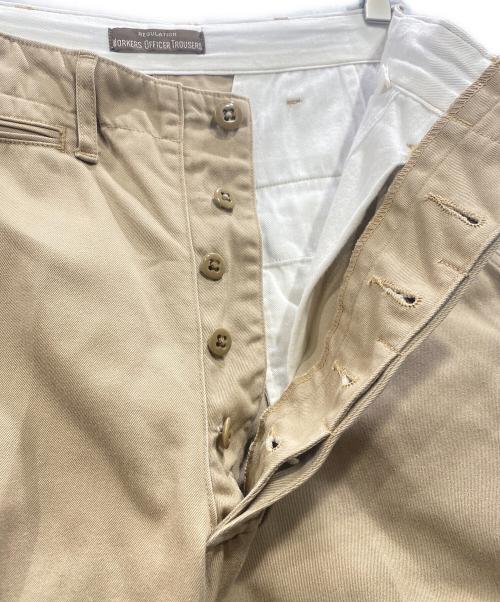 WORKERS（ワーカーズ）WORKERS (ワーカーズ) トラウザーパンツ ベージュ サイズ:表記なしの古着・服飾アイテム