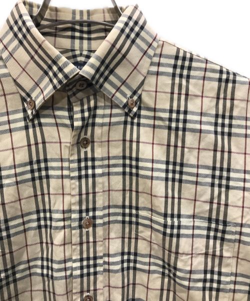 BURBERRY LONDON（バーバリーロンドン）BURBERRY LONDON (バーバリーロンドン) ノバチェックシャツ ベージュ サイズ:Mの古着・服飾アイテム