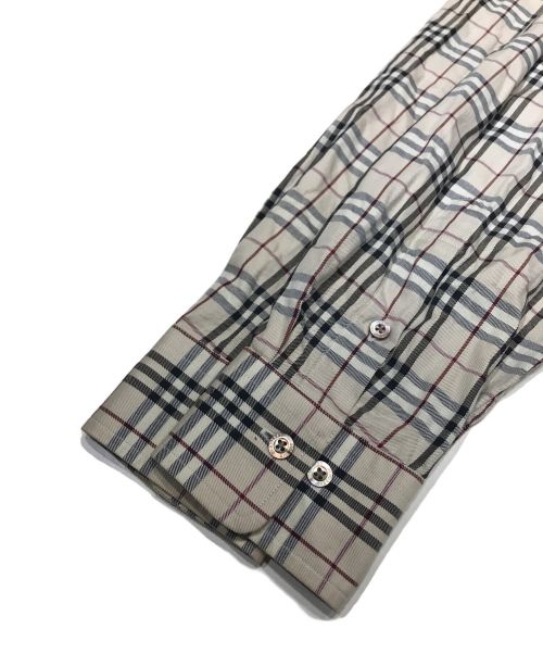 BURBERRY LONDON（バーバリーロンドン）BURBERRY LONDON (バーバリーロンドン) ノバチェックシャツ ベージュ サイズ:Mの古着・服飾アイテム