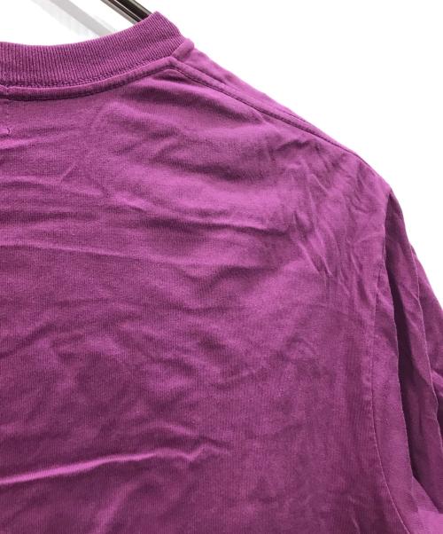 A BATHING APE（ア ベイシング エイプ）A BATHING APE (ア ベイシング エイプ) ポケットTシャツ パープル サイズ:2XLの古着・服飾アイテム