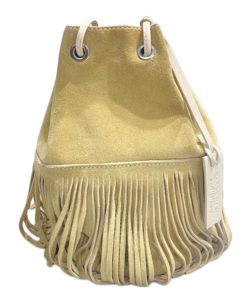 MARCO MASI（マルコマージ）MARCO MASI (マルコマージ) フリンジ巾着バッグ ベージュの古着・服飾アイテム