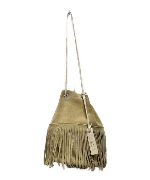 MARCO MASI（マルコマージ）MARCO MASI (マルコマージ) フリンジ巾着バッグ ベージュの古着・服飾アイテム
